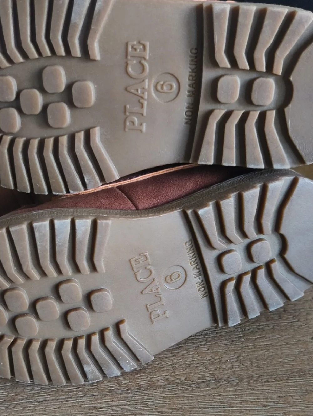 The Children's Place Brown Suede Moccasin-Style Velcro Shoes